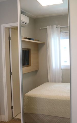 Apartamento à venda com 45m², 1 quarto e 1 vagaQuarto