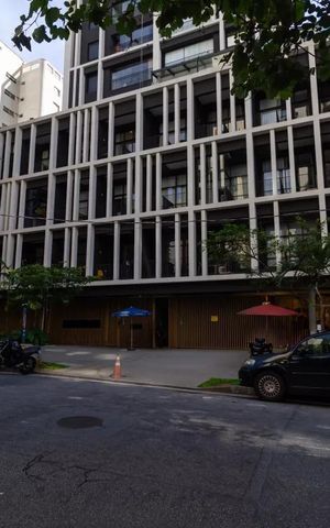 Studio para alugar com 28m², 1 quarto e sem vaga Studio para alugar com 28m², 1 quarto e sem vagaFachada
