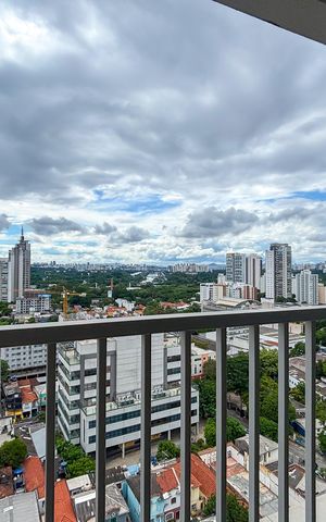 Studio à venda com 28m², 1 quarto e sem vaga