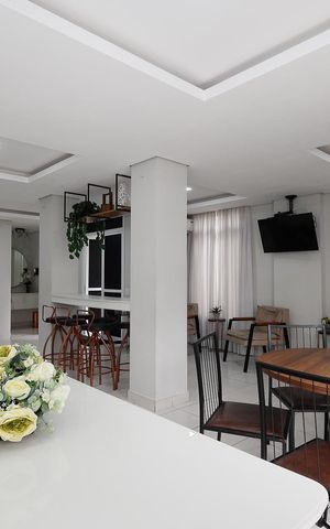 Apartamento à venda com 55m², 3 quartos e 1 vaga Apartamento à venda com 55m², 3 quartos e 1 vagaÁrea comum - Salão de festas