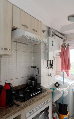 Apartamento à venda com 55m², 3 quartos e 1 vaga Apartamento à venda com 55m², 3 quartos e 1 vagaCozinha e Área de Serviço