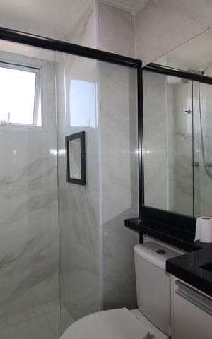 Apartamento à venda com 55m², 2 quartos e 2 vagasBanheiro 2
