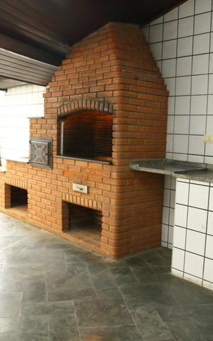Apartamento para alugar com 123m², 3 quartos e 2 vagasÁrea comum - Churrasqueira