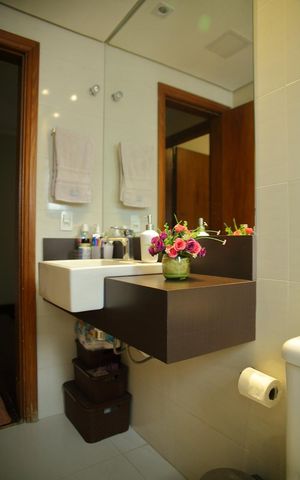 Apartamento para alugar com 123m², 3 quartos e 2 vagasBanheiro social 