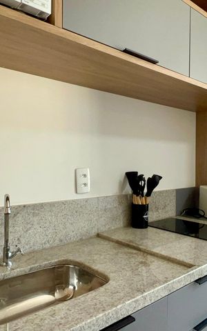 Studio para alugar com 24m², 1 quarto e sem vaga Studio para alugar com 24m², 1 quarto e sem vagaCozinha