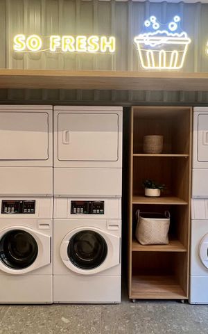 Studio para alugar com 24m², 1 quarto e sem vaga Studio para alugar com 24m², 1 quarto e sem vagaLavanderia