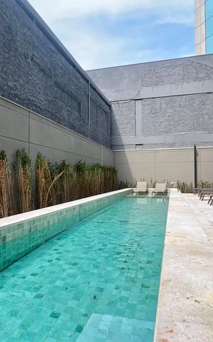 Studio para alugar com 24m², 1 quarto e sem vaga Studio para alugar com 24m², 1 quarto e sem vagaPiscina