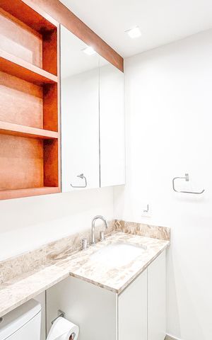 Apartamento para alugar com 34m², 1 quarto e sem vaga Apartamento para alugar com 34m², 1 quarto e sem vagaBanheiro