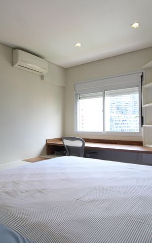 Apartamento à venda com 57m², 1 quarto e 2 vagasQuarto Suíte