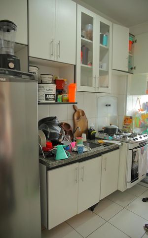 Apartamento à venda com 54m², 2 quartos e 1 vagaCozinha 