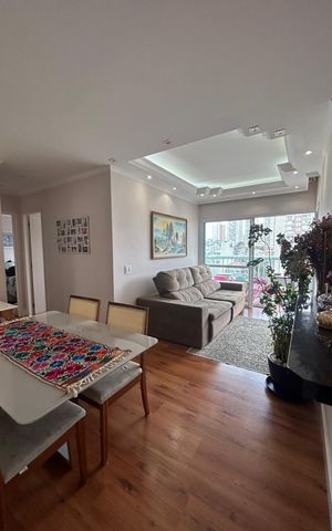 Apartamento à venda com 70m², 2 quartos e 2 vagas Apartamento à venda com 70m², 2 quartos e 2 vagasSala