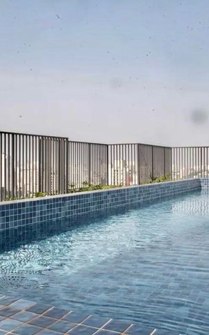 Studio para alugar com 25m², 1 quarto e sem vaga Studio para alugar com 25m², 1 quarto e sem vagaÁrea comum - Piscina