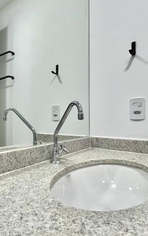 Studio para alugar com 25m², 1 quarto e sem vaga Studio para alugar com 25m², 1 quarto e sem vagaBanheiro