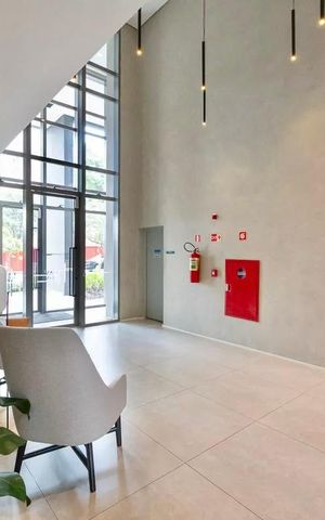 Studio para alugar com 25m², 1 quarto e sem vaga Studio para alugar com 25m², 1 quarto e sem vagaHall social