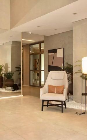 Studio para alugar com 25m², 1 quarto e sem vaga Studio para alugar com 25m², 1 quarto e sem vagaHall social