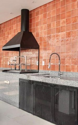Studio para alugar com 25m², 1 quarto e sem vaga Studio para alugar com 25m², 1 quarto e sem vagaÁrea comum - Churrasqueira