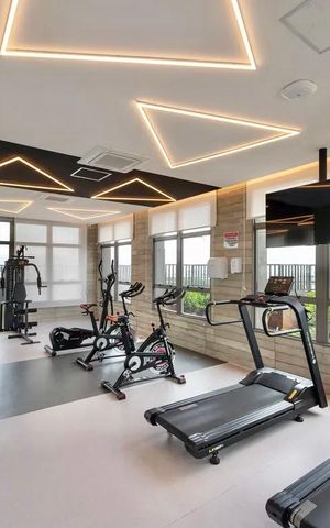 Studio para alugar com 25m², 1 quarto e sem vaga Studio para alugar com 25m², 1 quarto e sem vagaÁrea comum - Academia