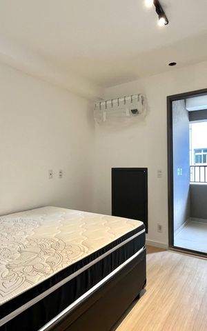 Studio para alugar com 25m², 1 quarto e sem vaga Studio para alugar com 25m², 1 quarto e sem vagaSala/Quarto