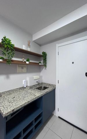 Apartamento para alugar com 28m², 1 quarto e sem vaga Apartamento para alugar com 28m², 1 quarto e sem vagaCozinha - Área de serviço