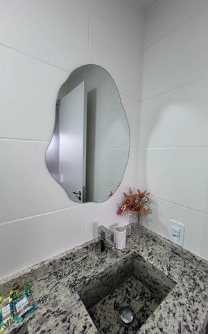 Apartamento para alugar com 28m², 1 quarto e sem vaga Apartamento para alugar com 28m², 1 quarto e sem vagaBanheiro da Suíte