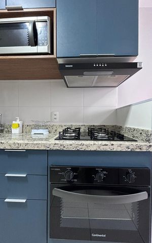 Apartamento para alugar com 28m², 1 quarto e sem vaga Apartamento para alugar com 28m², 1 quarto e sem vagaCozinha - Área de serviço