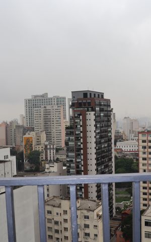 Studio à venda com 27m², 1 quarto e sem vagaVaranda
