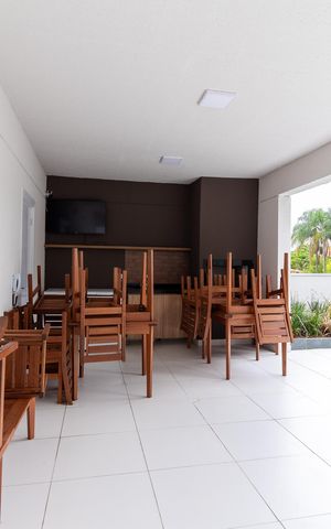 Apartamento à venda com 38m², 2 quartos e sem vaga Apartamento à venda com 38m², 2 quartos e sem vagaÁrea comum - Churrasqueira