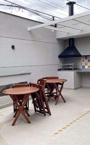 Studio à venda com 48m², 1 quarto e sem vaga Studio à venda com 48m², 1 quarto e sem vagaChurrasqueira