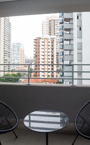 Apartamento para alugar com 25m², 1 quarto e sem vaga Apartamento para alugar com 25m², 1 quarto e sem vagaVaranda