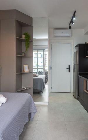 Apartamento para alugar com 25m², 1 quarto e sem vaga Apartamento para alugar com 25m², 1 quarto e sem vagaStúdio