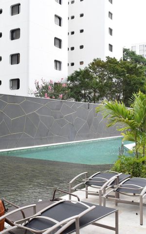 Studio à venda com 29m², 1 quarto e 1 vagaPiscina