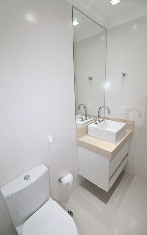Apartamento para alugar com 156m², 3 quartos e 3 vagasBanheiro da Suíte 1
