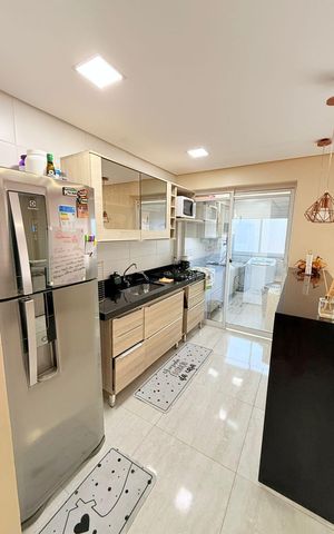 Apartamento à venda com 88m², 1 quarto e 2 vagas