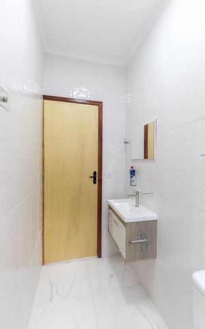 Casa para alugar com 125m², 2 quartos e 2 vagas Casa para alugar com 125m², 2 quartos e 2 vagasBanheiro