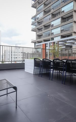 Studio para alugar com 23m², 1 quarto e sem vaga Studio para alugar com 23m², 1 quarto e sem vagaÁrea comum