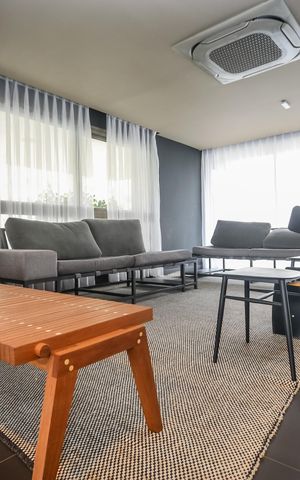 Studio para alugar com 23m², 1 quarto e sem vaga Studio para alugar com 23m², 1 quarto e sem vagaÁrea comum - Salão de festas