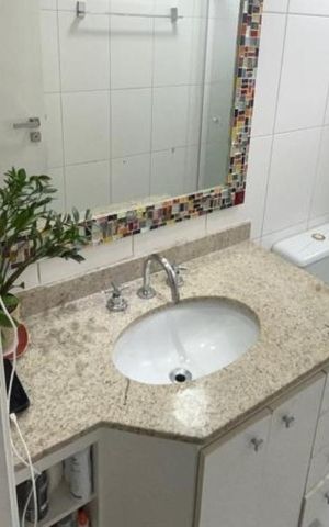 Apartamento à venda com 83m², 3 quartos e 2 vagas Apartamento à venda com 83m², 3 quartos e 2 vagasBanheiro