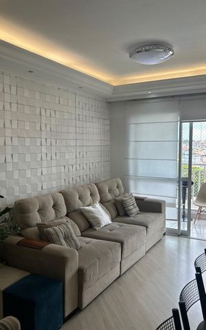 Apartamento à venda com 83m², 3 quartos e 2 vagas Apartamento à venda com 83m², 3 quartos e 2 vagasSala