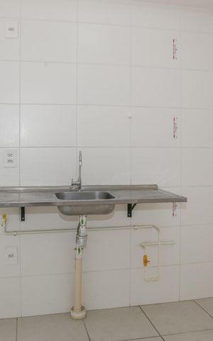 Apartamento à venda com 27m², 1 quarto e sem vaga Apartamento à venda com 27m², 1 quarto e sem vagaCozinha e Área de Serviço
