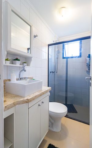 Apartamento à venda com 80m², 3 quartos e 1 vaga Apartamento à venda com 80m², 3 quartos e 1 vagaBanheiro - Suíte
