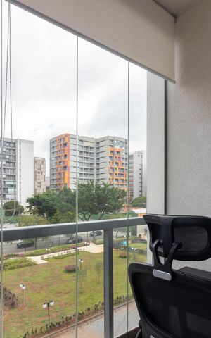 Apartamento à venda com 39m², 1 quarto e 1 vaga Apartamento à venda com 39m², 1 quarto e 1 vagaVaranda