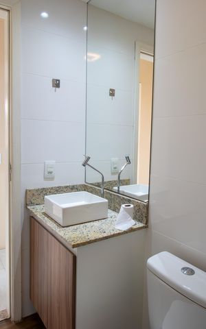 Apartamento para alugar com 64m², 3 quartos e 1 vaga Apartamento para alugar com 64m², 3 quartos e 1 vagaBanheiro