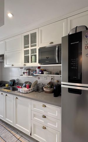 Apartamento para alugar com 84m², 2 quartos e 1 vagaCozinha e Área de Serviço