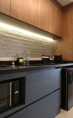 Studio à venda com 26m², 1 quarto e sem vagaCozinha