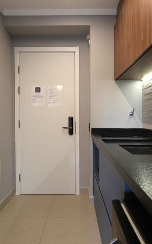 Studio à venda com 26m², 1 quarto e sem vagaCozinha