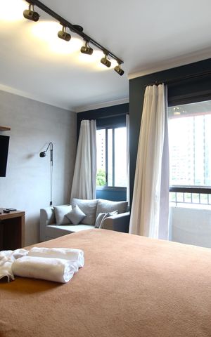 Studio à venda com 26m², 1 quarto e sem vagaSala/Quarto