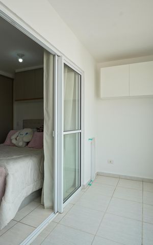 Studio à venda com 36m², 1 quarto e 1 vagaVaranda