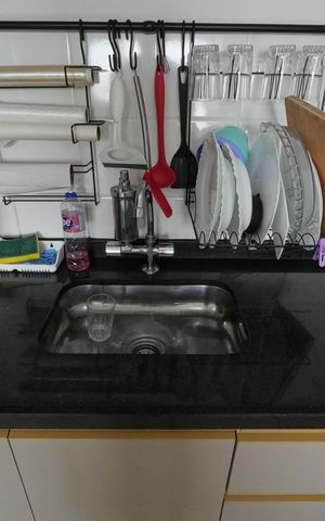 Studio à venda com 36m², 1 quarto e 1 vagaCozinha