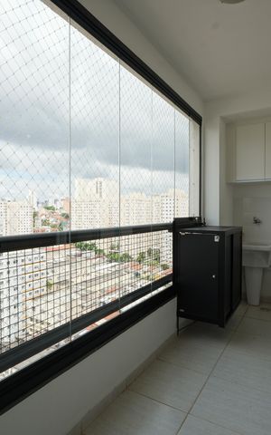 Studio à venda com 36m², 1 quarto e 1 vagaVaranda