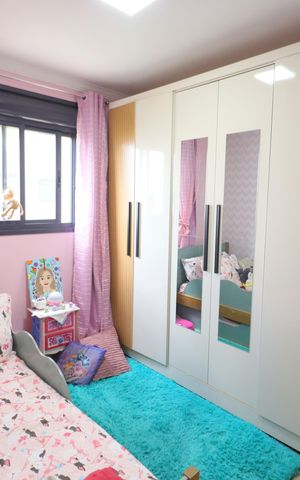 Apartamento à venda com 43m², 2 quartos e 1 vagaQuarto 2